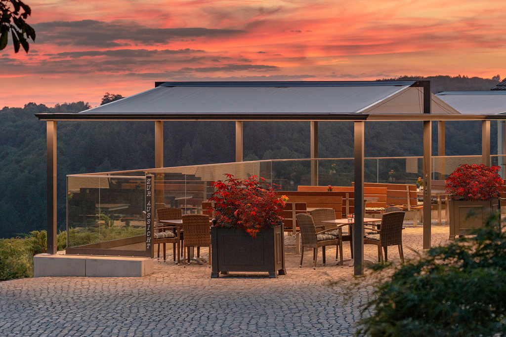 Hotel zur Aussicht Hohnstein Biergarten