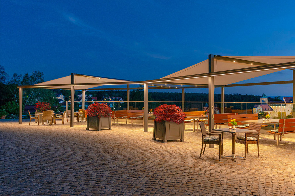 Hotel zur Aussicht Hohnstein Biergarten