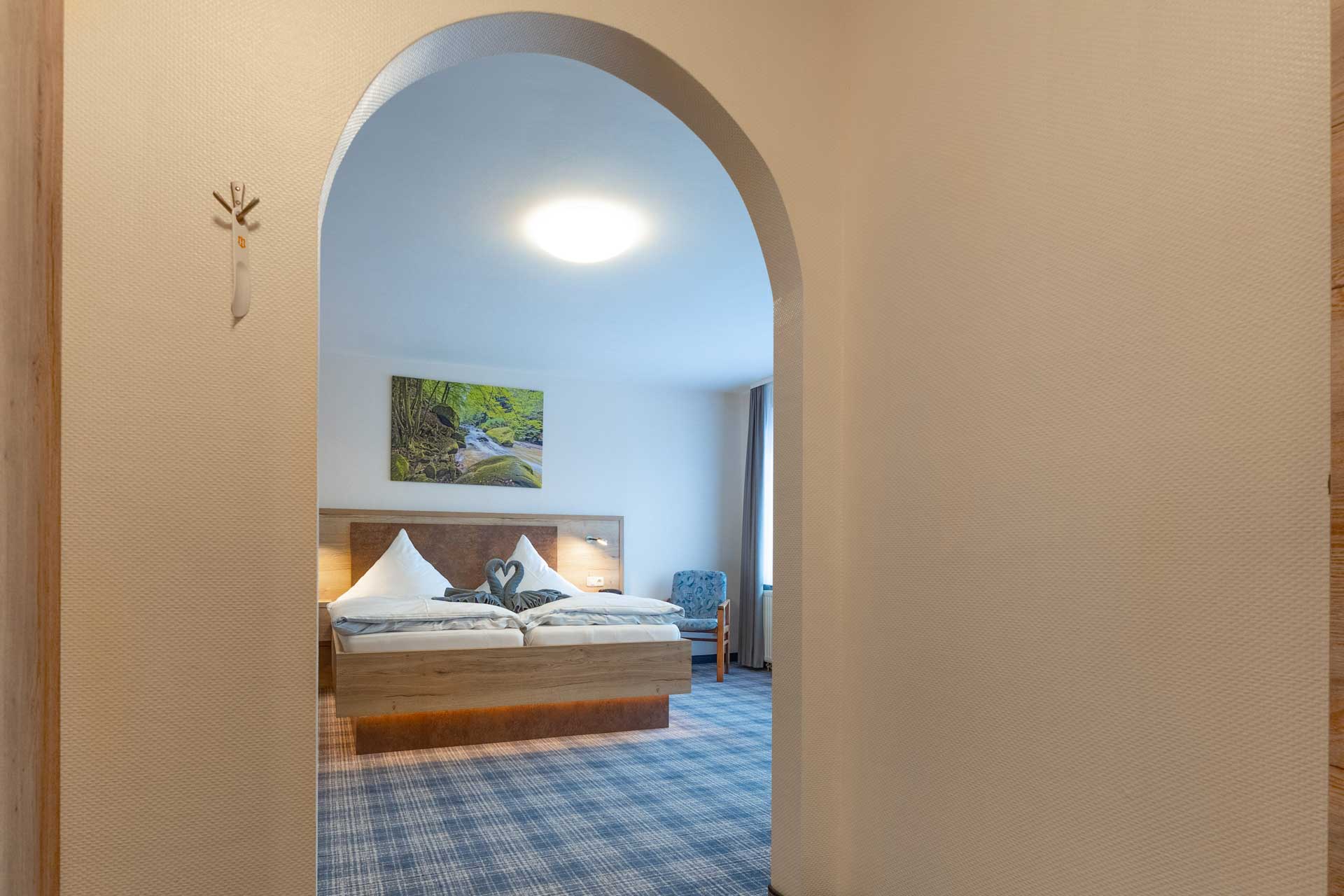 Hotel "Zur Aussicht" in Hohnstein - Beispielzimmer