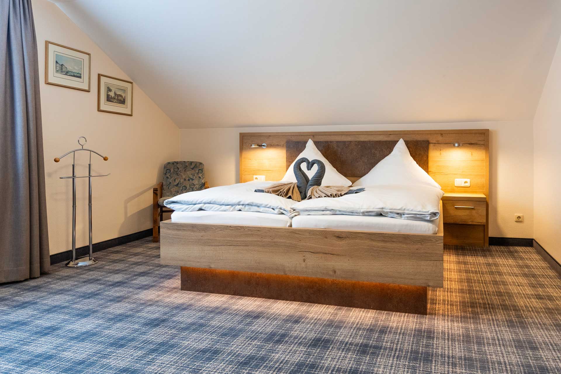 Hotel "Zur Aussicht" in Hohnstein - Beispielzimmer