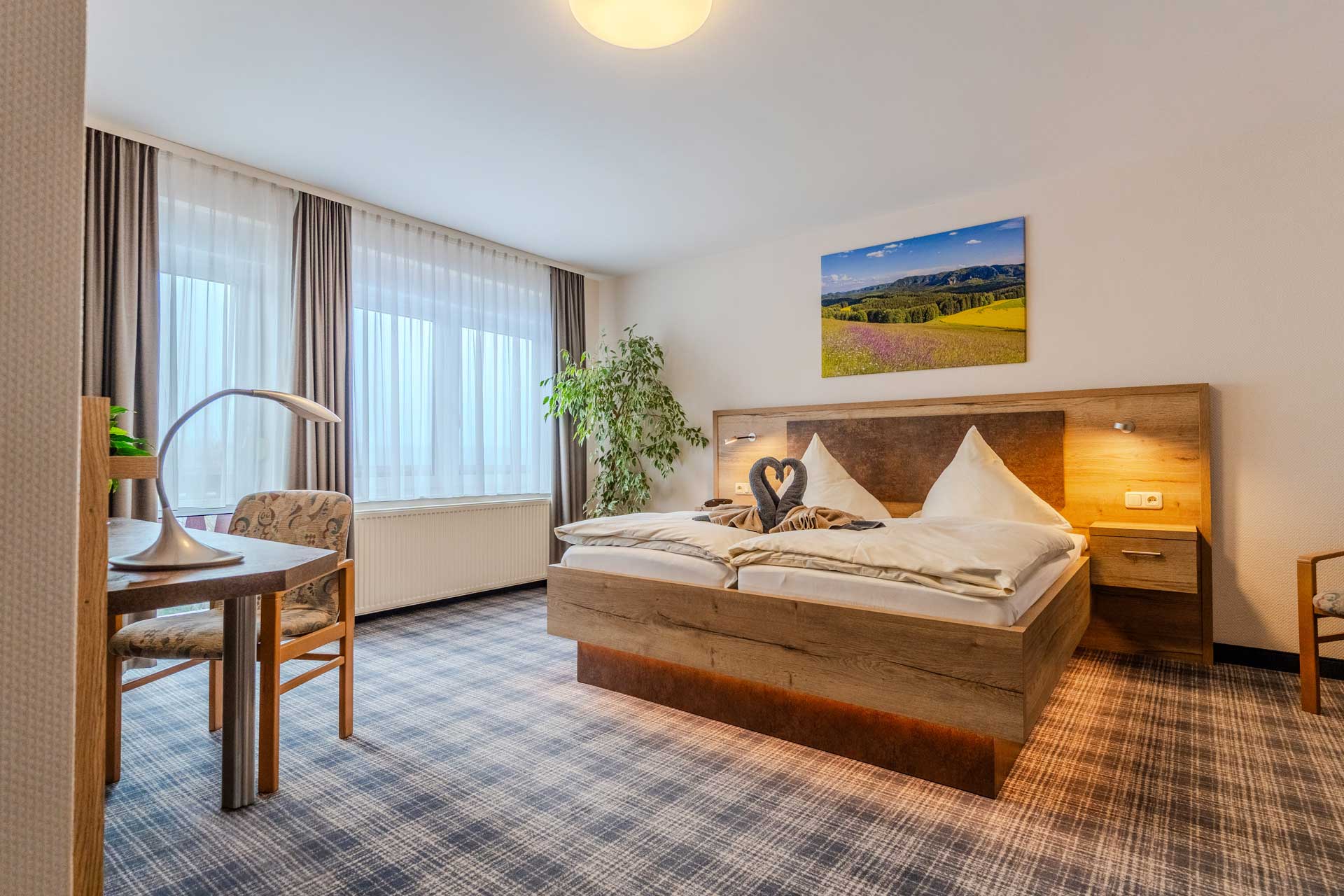 Hotel "Zur Aussicht" in Hohnstein - Beispielzimmer