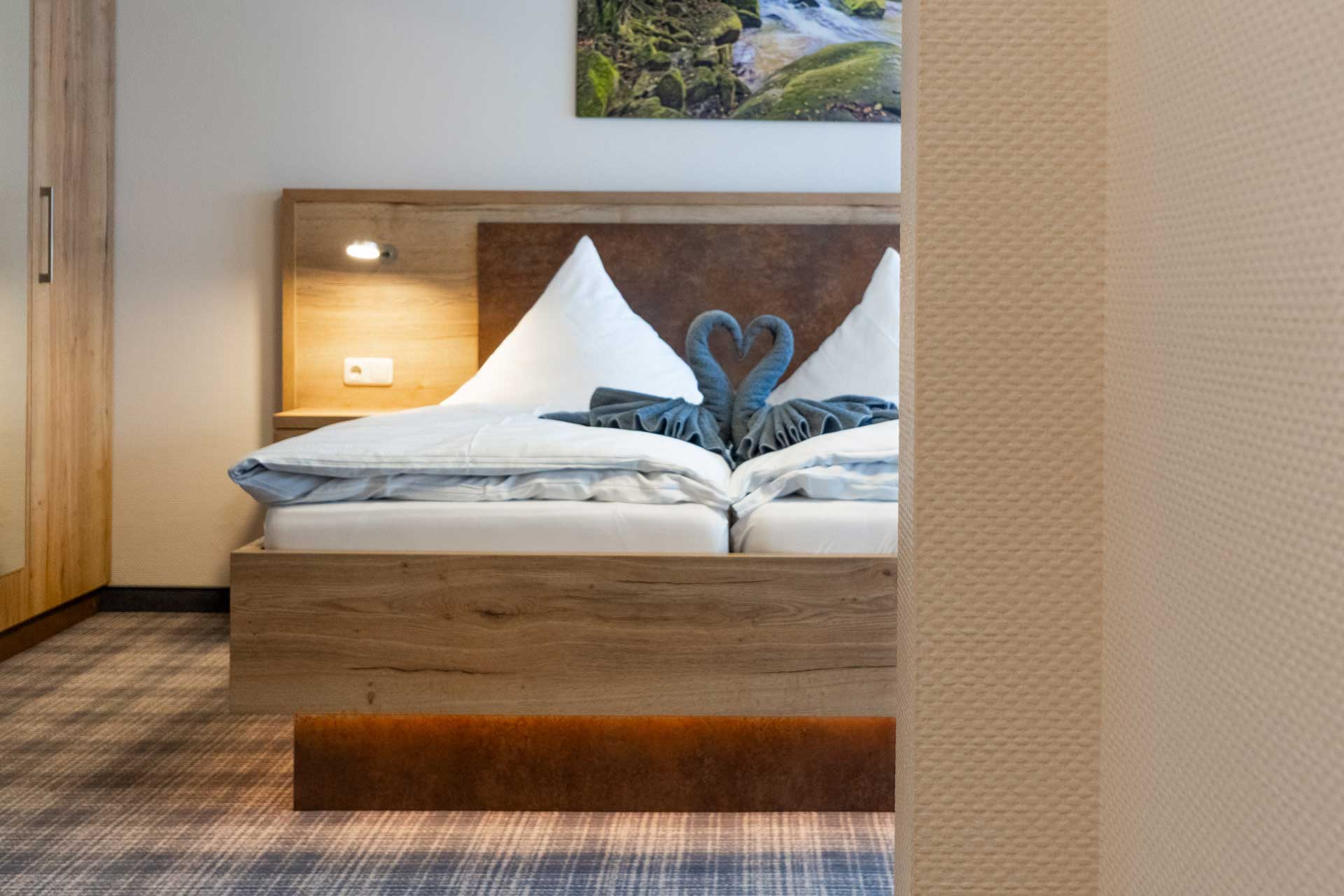 Hotel "Zur Aussicht" in Hohnstein - Beispielzimmer