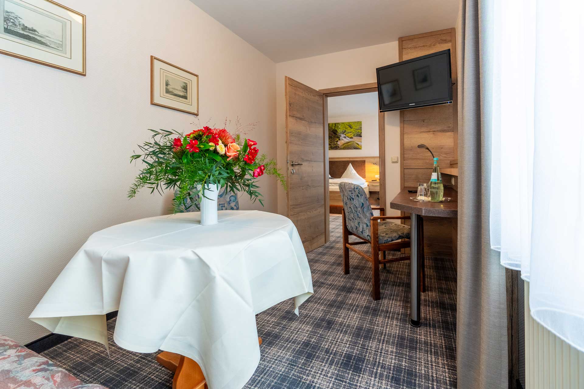 Hotel "Zur Aussicht" in Hohnstein - Beispielzimmer