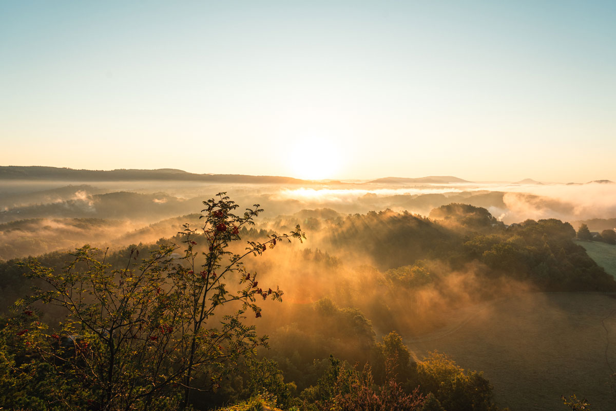 Sächsische Schweiz – Sonnenuntergang Sächsische Schweiz - Sonnenuntergang