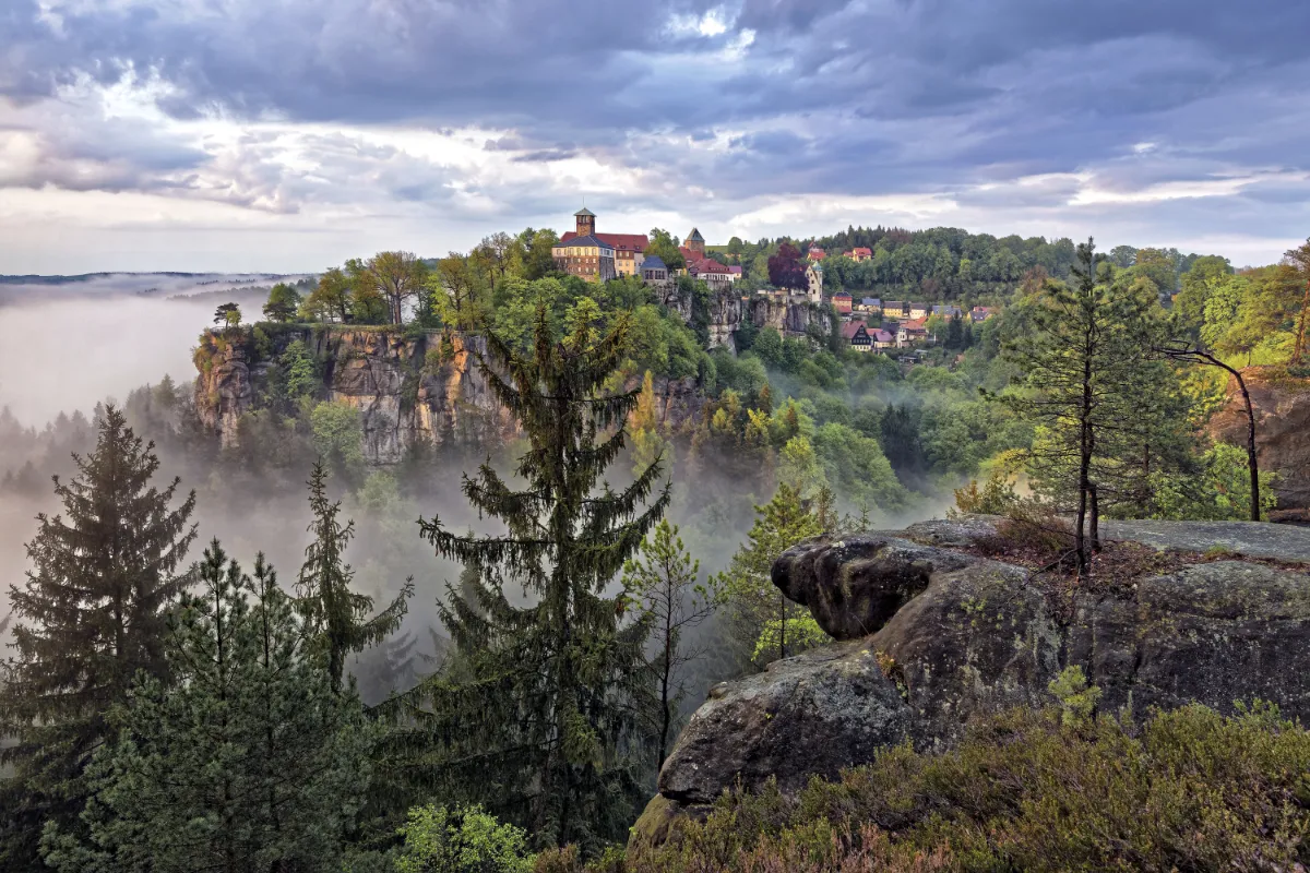 Hotel „Zur Aussicht“ Hohnstein – Umgebung – Burg und Stadt Hohnstein Hotel "Zur Aussicht" Hohnstein - Umgebung - Burg und Stadt Hohnstein